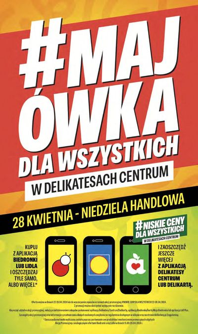 Katalog Delikatesy Centrum w: Dobczyce | Majówka dla wszystkich w delikatesach centrum | 25.04.2024 - 1.05.2024