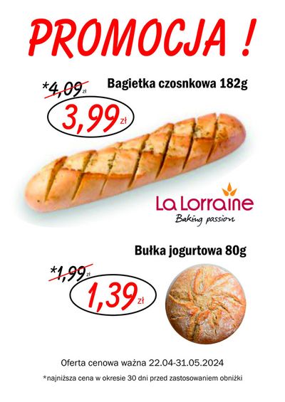 Promocje Supermarkety w Kraków | LA LORRAINE! de Jubilat | 25.04.2024 - 9.05.2024