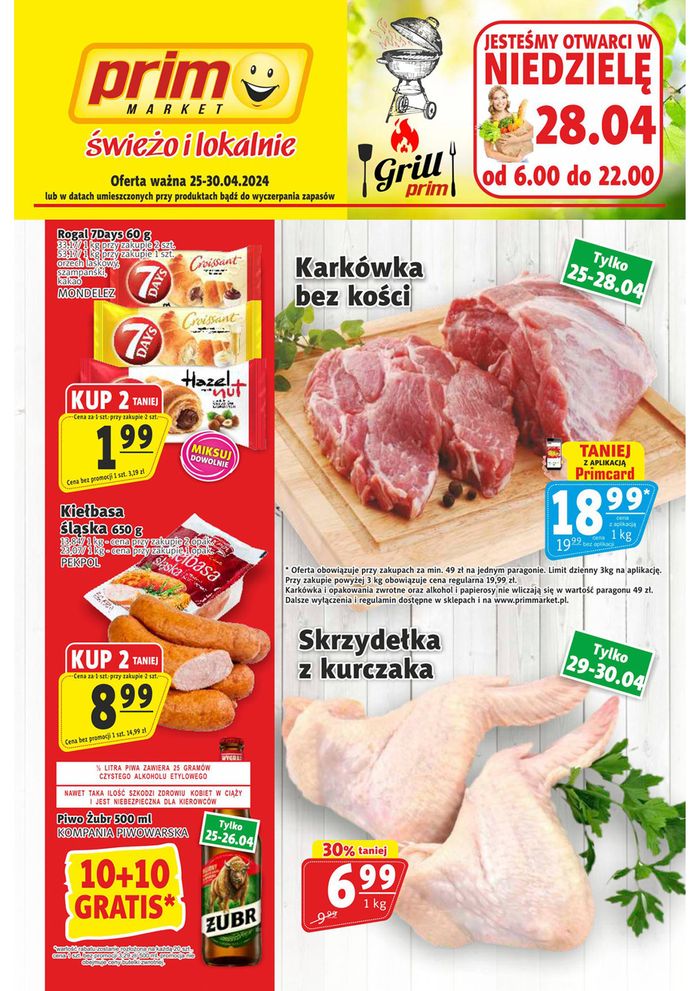 Katalog Prim Market w: Sępopol | Oferta ważna 25-30.04.2024 | 25.04.2024 - 30.04.2024