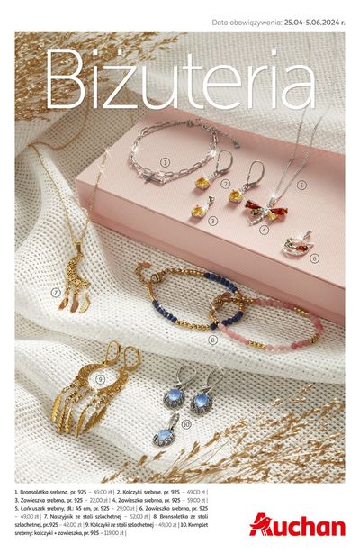 Katalog Auchan w: Zielonka | Biżuteria Hipermarkety Auchan | 25.04.2024 - 5.06.2024