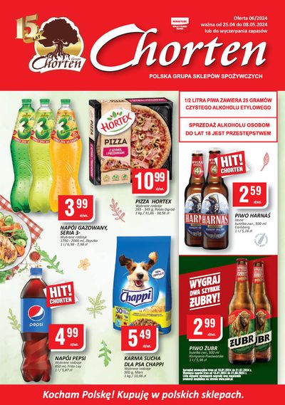 Promocje Supermarkety w Pisz | Polska grupa sklepów spożywczych  de Chorten | 26.04.2024 - 10.05.2024