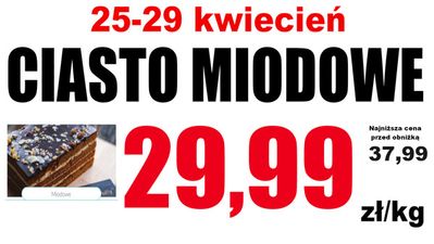Katalog Wizan w: Kraków | Ciasto miodowe  | 26.04.2024 - 10.05.2024