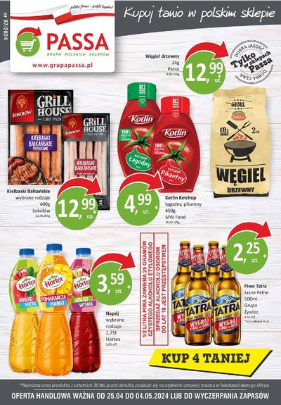 Promocje Supermarkety w Jedlicze | Kupuj tanio w polskim sklepie  de Passa | 26.04.2024 - 10.05.2024
