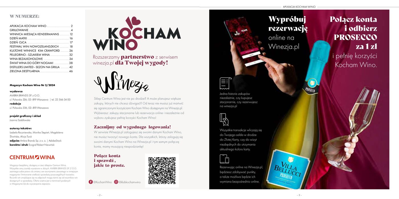 Katalog Centrum wina w: Lublin | Magazyn Kocham Wino nr 2/2024 | 27.04.2024 - 11.05.2024