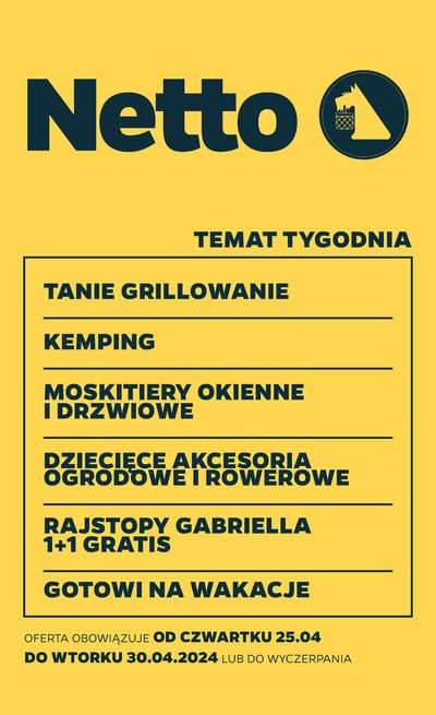 Katalog Netto w: Katowice | Netto gazetka | 24.04.2024 - 30.04.2024