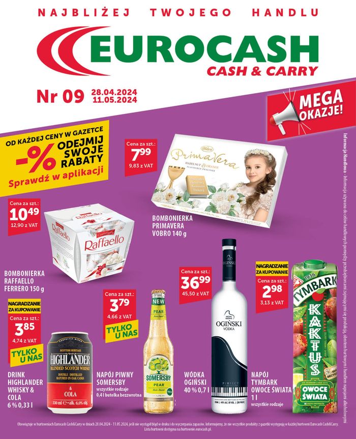 Katalog Eurocash w: Kołobrzeg | Gazetka Cash&Carry | 28.04.2024 - 11.05.2024