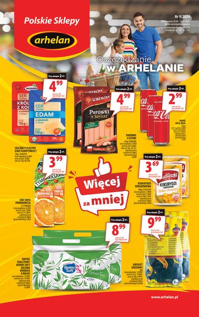 Promocje Supermarkety w Mielnik | Gazetka nr 9/2024  de Arhelan | 29.04.2024 - 13.05.2024