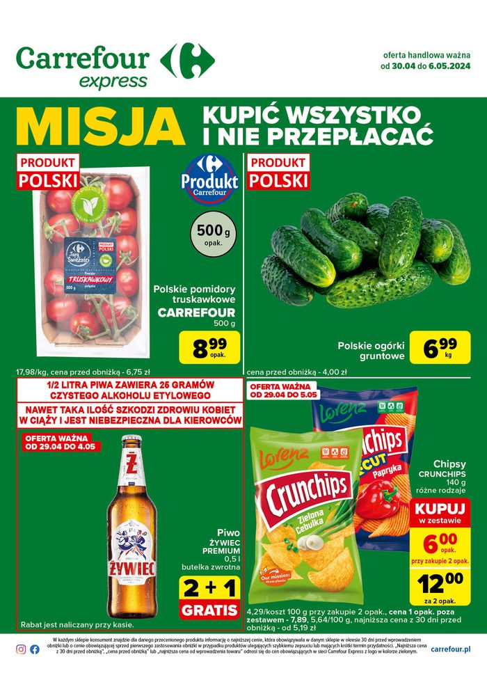 Katalog Carrefour Express w: Piaseczno | Kupić wszystko i nie przepłacać  | 29.04.2024 - 6.05.2024