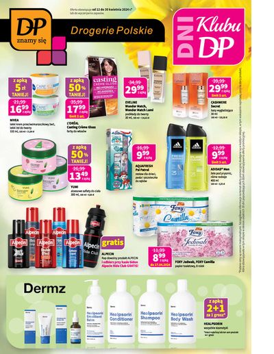 Promocje Perfumy i kosmetyki w Jeleśnia | Oferta do 30.04  de Drogerie Polskie | 29.04.2024 - 30.04.2024