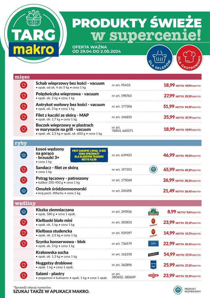 Katalog Makro w: Szczecin | Targ MAKRO - oferta świeża w super cenach! | 30.04.2024 - 14.05.2024