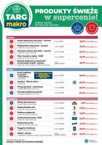 Katalog Makro w: Nowe Skalmierzyce | Targ MAKRO - oferta świeża w super cenach! | 30.04.2024 - 14.05.2024