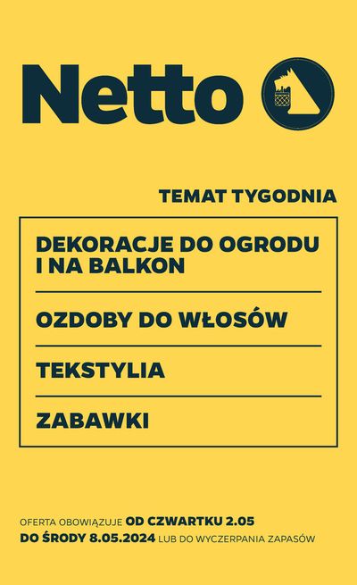 Katalog Netto w: Warszawa | Netto gazetka | 1.05.2024 - 8.05.2024