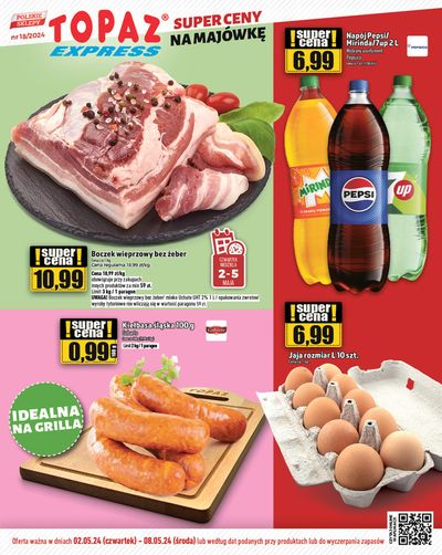 Promocje Supermarkety w Izabelin, Laski | Super ceny  de Topaz | 2.05.2024 - 8.05.2024
