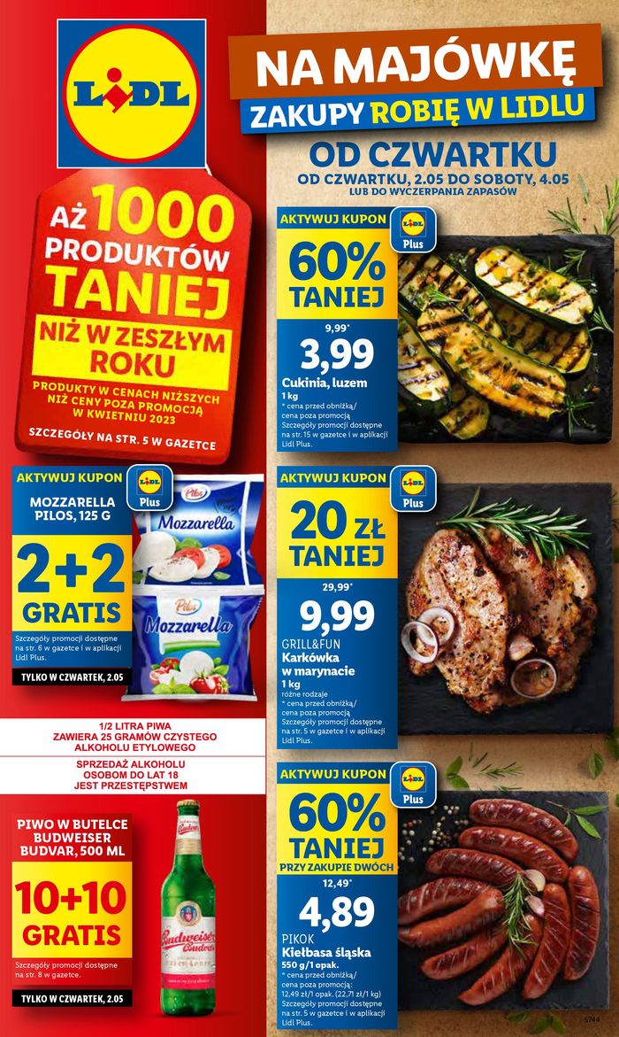 Katalog Lidl w: Mysłowice | OFERTA WAŻNA OD 2.05 DO 4.05 | 1.05.2024 - 4.05.2024