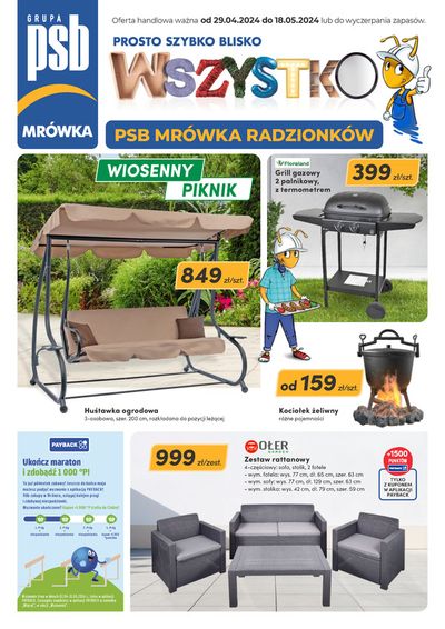 Promocje Budownictwo i ogród w Wieszowa | Oferta do 18 .05  de Mrówka | 25.04.2024 - 18.05.2024