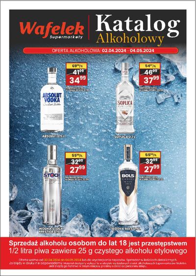 Promocje Supermarkety w Sędziszów | Katalog alkoholowy  de Wafelek | 1.05.2024 - 15.05.2024