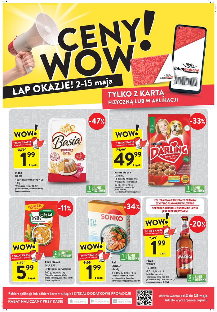 Katalog Intermarche w: Lwówek Śląski | Ceny wow !  | 2.05.2024 - 15.05.2024
