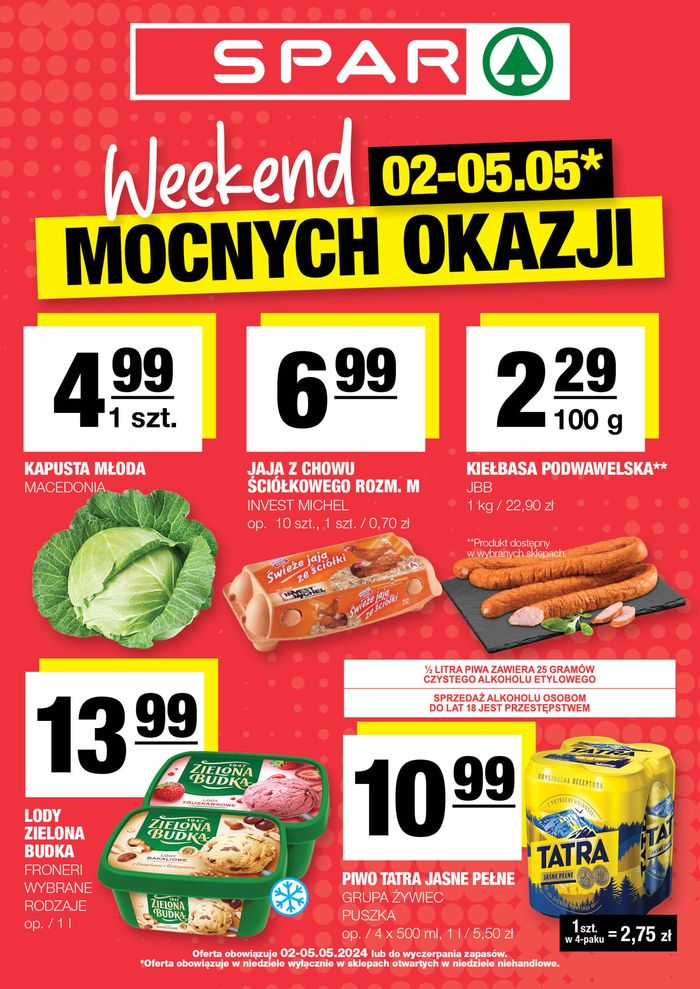Katalog Spar w: Zwoleń | Weekend ! | 2.05.2024 - 16.05.2024
