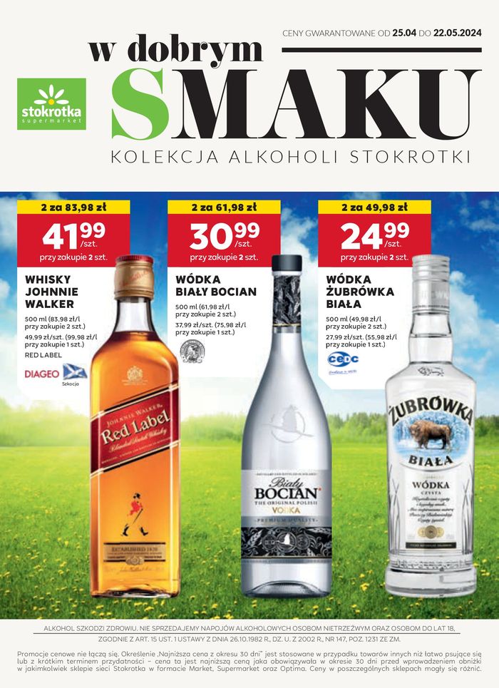 Katalog Stokrotka w: Banie Mazurskie | Oferta alkoholowa | 25.04.2024 - 22.05.2024