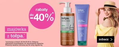 Promocje Perfumy i kosmetyki w Dobiegniew | Sale  de Tolpa | 2.05.2024 - 5.05.2024