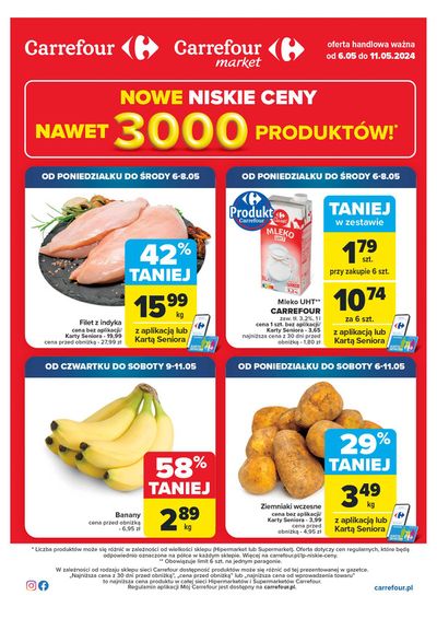 Promocje Supermarkety w Mława | Gazetka Carrefour, Market de Carrefour | 5.05.2024 - 11.05.2024