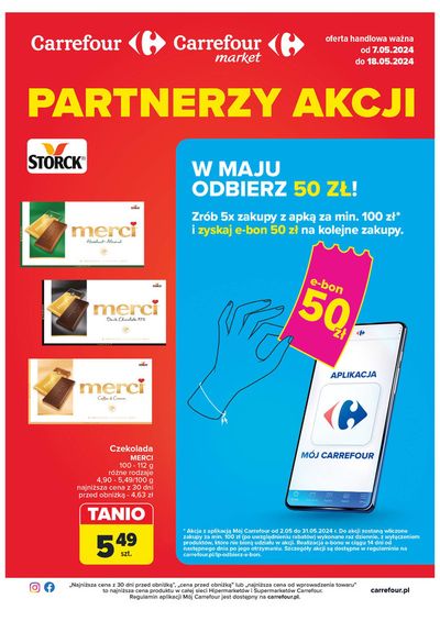 Promocje Supermarkety w Mława | Gazetka Partnerzy akcji de Carrefour | 6.05.2024 - 18.05.2024