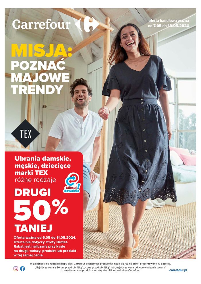 Katalog Carrefour w: Warszawa | Gazetka Poznaj majowe trendy | 6.05.2024 - 18.05.2024