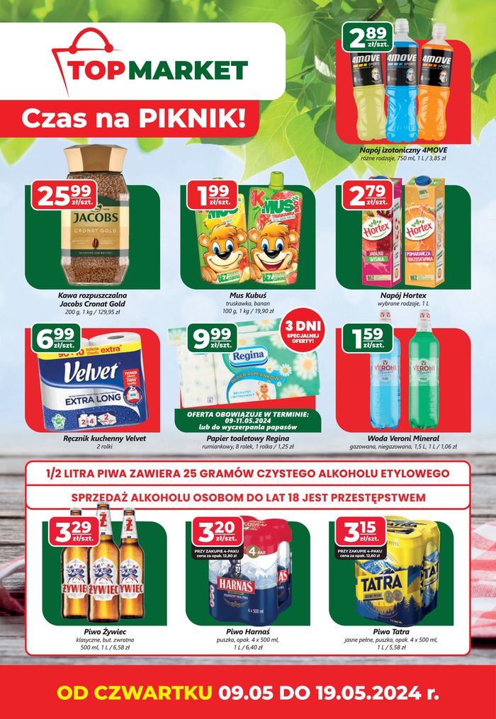 Katalog Top Market w: Zielonka | Czas Na Piknik ! | 6.05.2024 - 20.05.2024