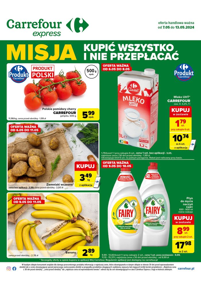 Katalog Carrefour Express w: Piaseczno | Kupić wszystko i nie przepłacać  | 6.05.2024 - 13.05.2024