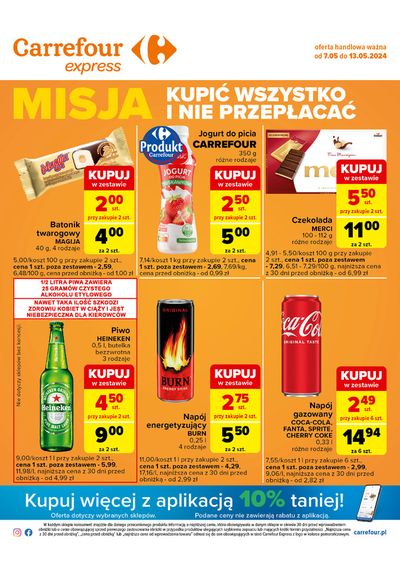 Katalog Carrefour Express w: Warszawa | Kupić wszystko i nie przepłacać  | 6.05.2024 - 13.05.2024