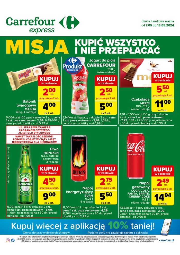 Katalog Carrefour Express w: Kraków | Kupić wszystko i nie przepłacać  | 6.05.2024 - 13.05.2024