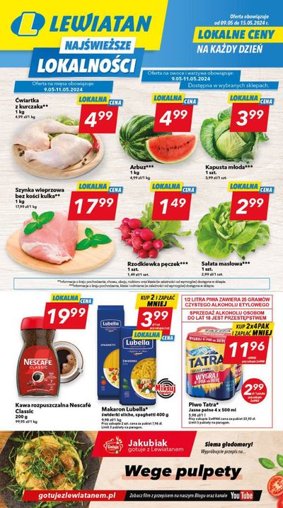 Promocje Supermarkety w Poznań | Pyszne i świeźe w lokalnych cenach de Lewiatan | 7.05.2024 - 21.05.2024