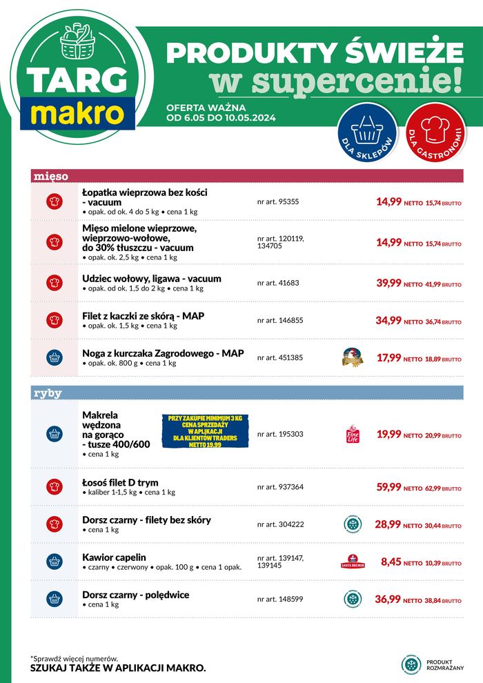 Katalog Makro w: Kobierzyce | Targ MAKRO - oferta świeża w super cenach! | 7.05.2024 - 21.05.2024