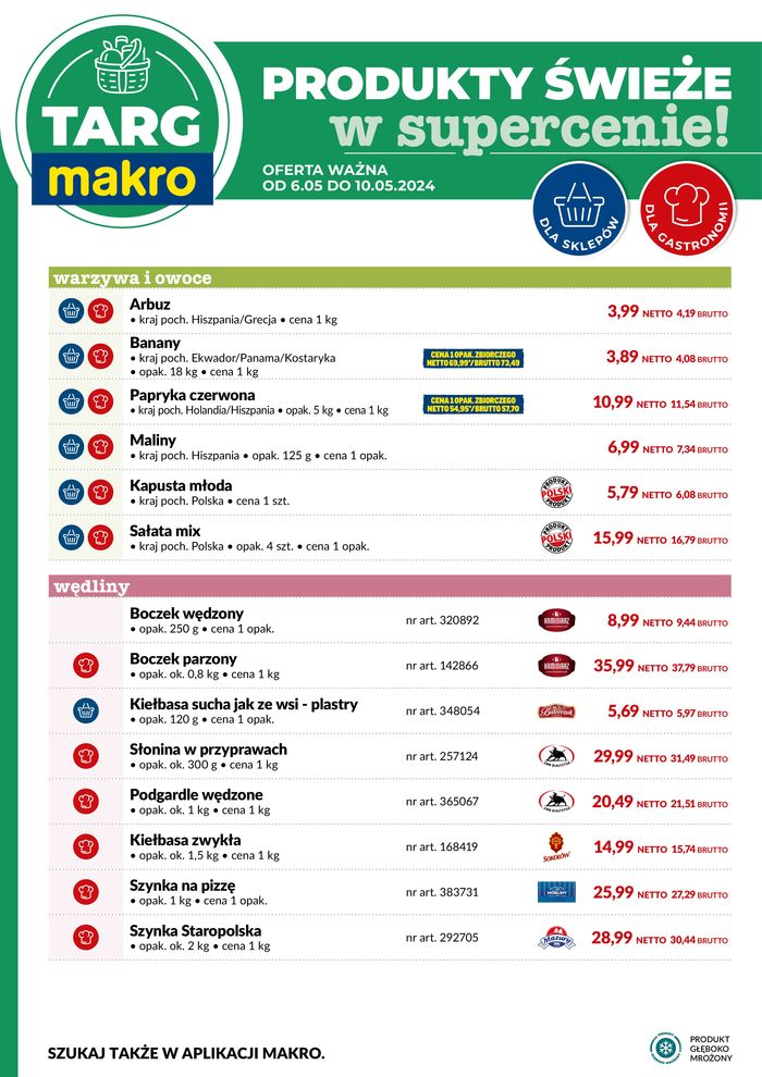 Katalog Makro w: Rzeszów | Targ MAKRO - oferta świeża w super cenach! | 7.05.2024 - 21.05.2024