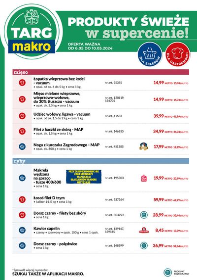 Katalog Makro w: Czarnowąsy | Targ MAKRO - oferta świeża w super cenach! | 7.05.2024 - 21.05.2024