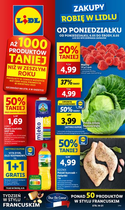 Katalog Lidl w: Sierakowice |  Zakupy robię w Lidlu | 5.05.2024 - 8.05.2024