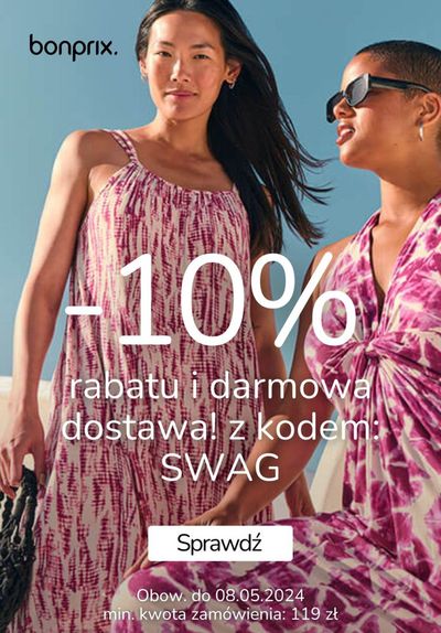 Promocje Ubrania, buty i akcesoria w Libiąż | -10% rabatu i darmowa dostawa!  de BonPrix | 6.05.2024 - 8.05.2024