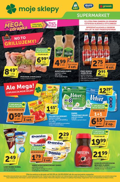 Katalog Groszek w: Sosnówka (dolnośląskie) | Supermarket Minimarket oferta ważna do 14 .05  | 7.05.2024 - 21.05.2024
