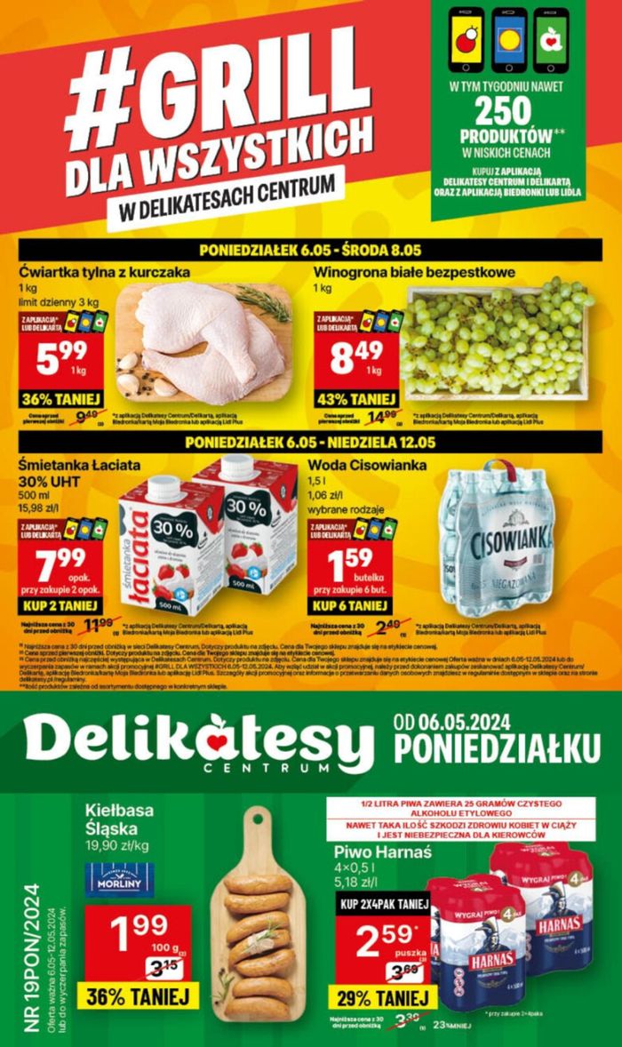 Katalog Delikatesy Centrum w: Jedlicze | Codziennie taniej ! | 6.05.2024 - 12.05.2024