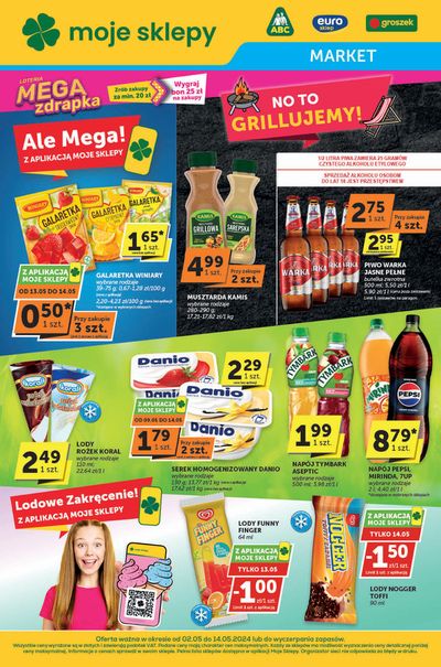 Promocje Supermarkety w Męcina | abc Gazetka Market de abc | 2.05.2024 - 14.05.2024