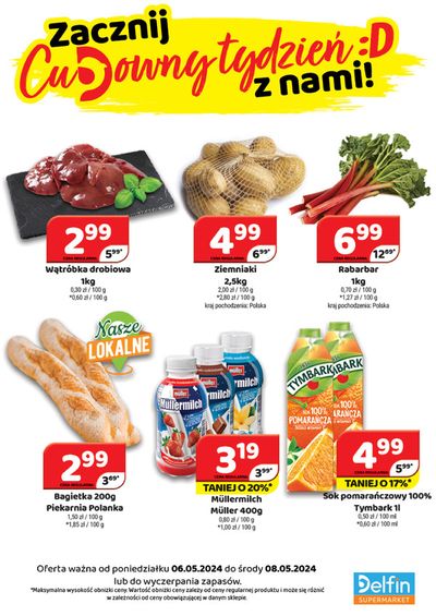 Promocje Supermarkety w Nowa Wieś | Oferta do 8.05  de Delfin | 7.05.2024 - 21.05.2024
