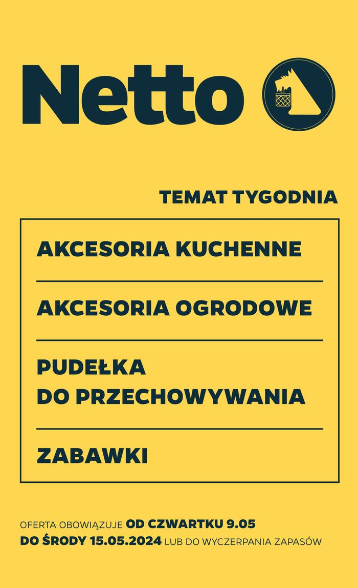 Katalog Netto w: Kobierzyce | Inspiracje tygodnia do 15.05 | 8.05.2024 - 15.05.2024