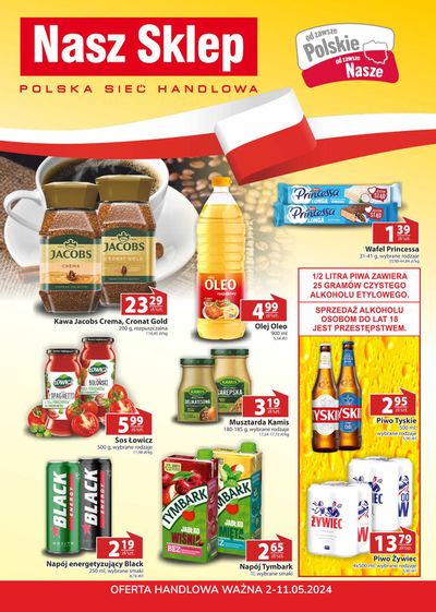 Promocje Supermarkety w Cmolas | Oferta do 11.05.2024  de Premium Nasz Sklep | 7.05.2024 - 11.05.2024