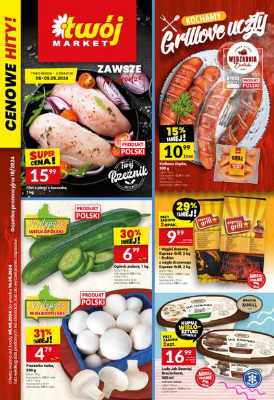Promocje Supermarkety w Budzisław Kościelny | Cenowe hity !  de Twój Market | 8.05.2024 - 14.05.2024