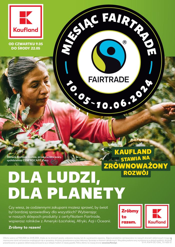 Katalog Kaufland w: Łuków | Kaufland stawiana zrównoważony rozwój  | 8.05.2024 - 22.05.2024