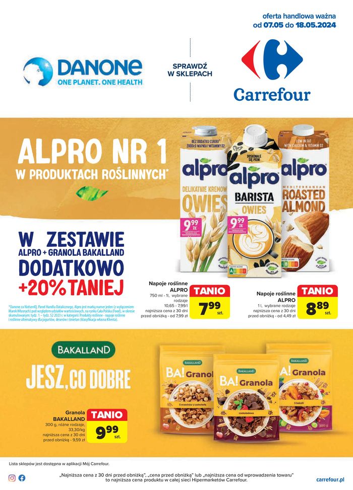 Katalog Carrefour w: Jaworzno | Gazetka Jesz, co dobre | 6.05.2024 - 18.05.2024