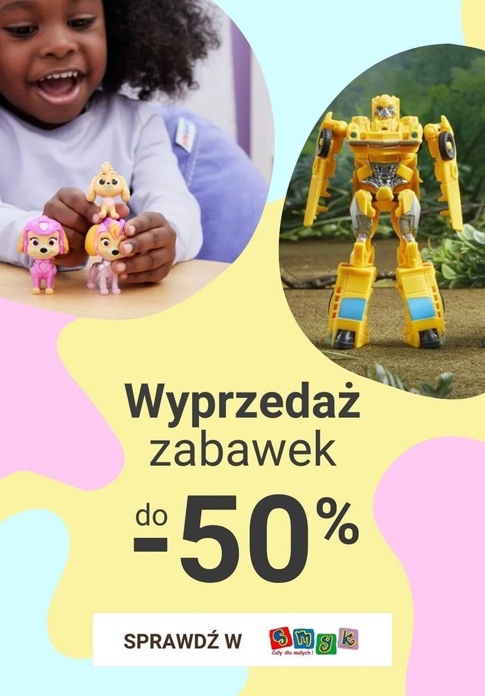 Katalog Smyk w: Opole | Wyprzedaż zabawek do 50% | 7.05.2024 - 14.05.2024