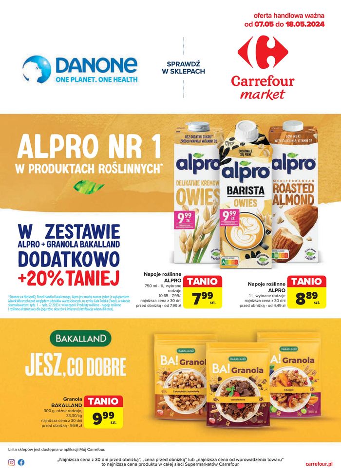 Katalog Carrefour Market w: Bydgoszcz | Gazetka Jesz, co dobre | 6.05.2024 - 18.05.2024