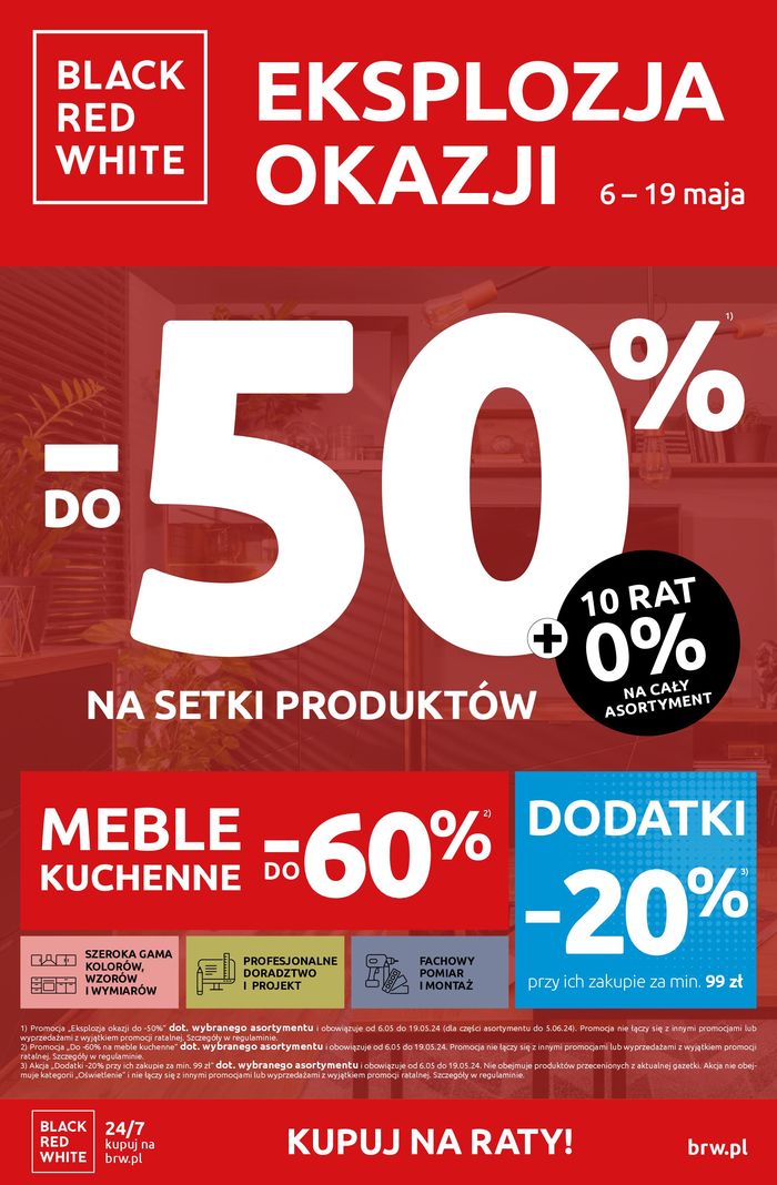 Katalog Black Red White w: Braniewo | Ekspolozja okazjido - 50%  | 8.05.2024 - 19.05.2024