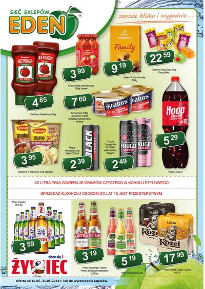 Promocje Supermarkety w Białe Błota | Maj 2024 de Eden | 8.05.2024 - 31.05.2024